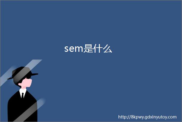 sem是什么